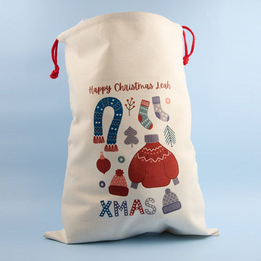 How to Sublimate a Christmas Linen Santa Sack
