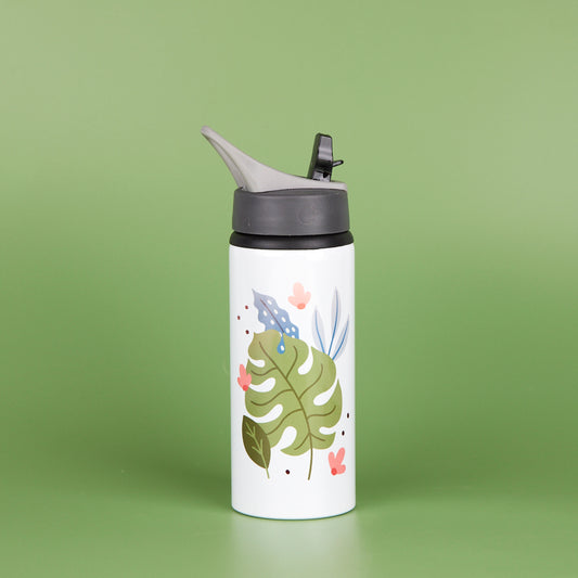 22oz White Aluminium Bottle 650ml