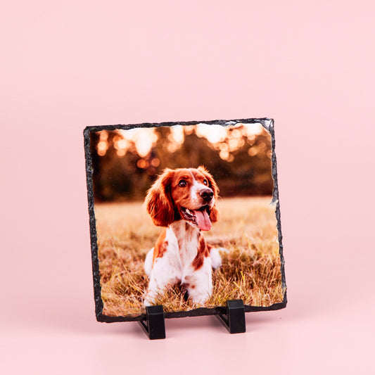 Gloss Sublimation Photo Slate Square 15cm x 15cm