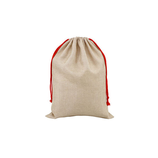 Small Sublimation Faux Burlap Santa Sack