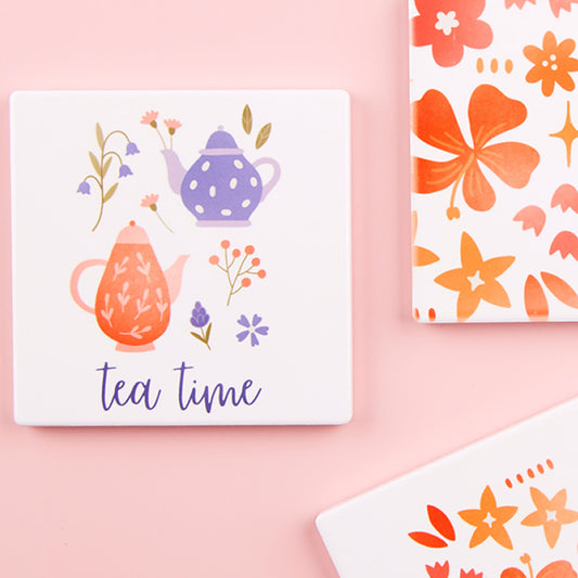 Ceramic Sublimation Coasters - Square - Pkt of 4