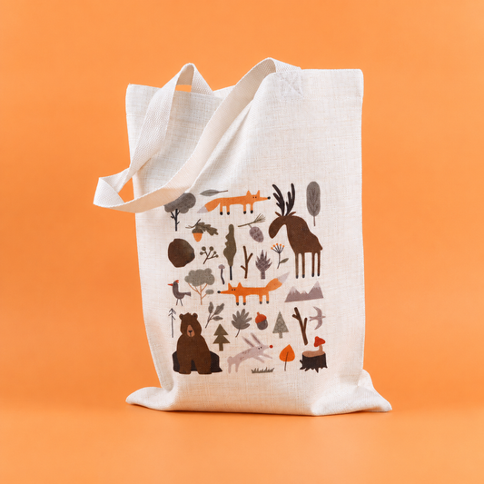 Linen Sublimation Tote Bag