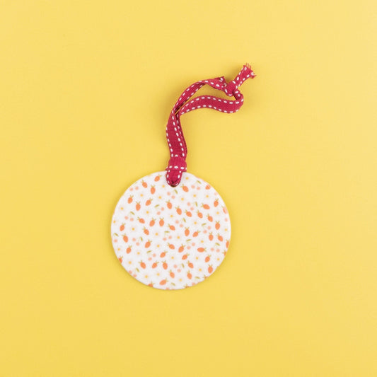 How to sublimate a round ceramic ornament