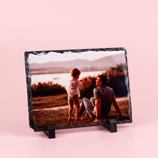 Gloss Sublimation Photo Slate Rectangle 14cm x 19cm