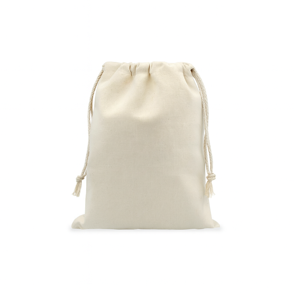 Small Linen Sublimation Natural Rope Drawstring Bag – Dye Sublimation Store