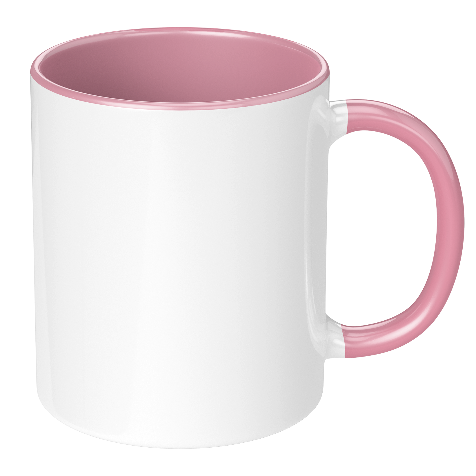11oz Pink Inner & Handle Sublimation Mug – Dye Sublimation Store