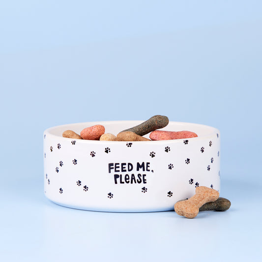 Blank Sublimation Dog Bowl - Large - 17.5cm